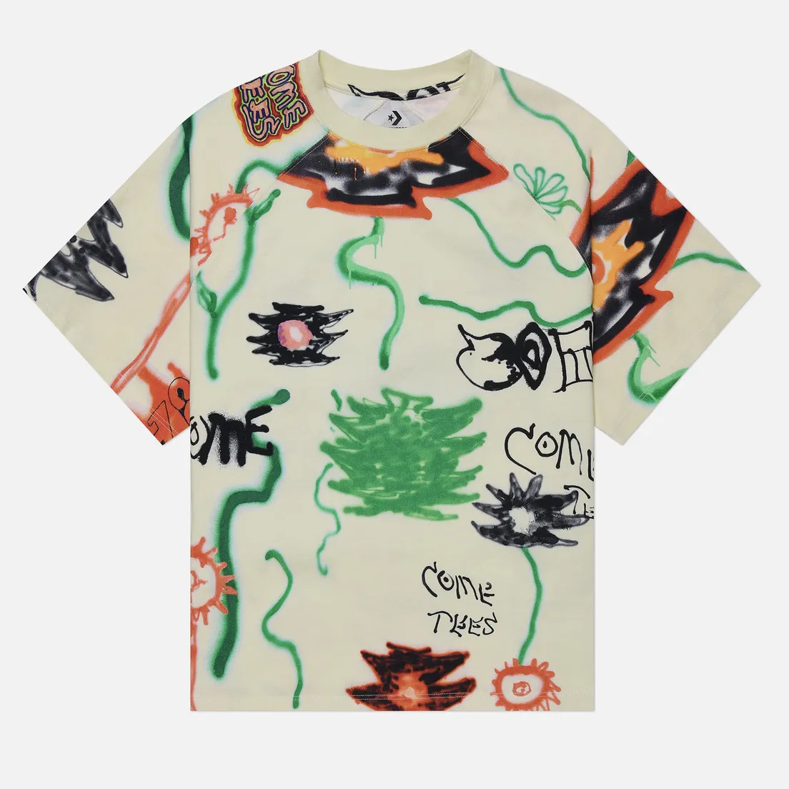 Converse Мужская футболка x Come Tees Floral Triangle
