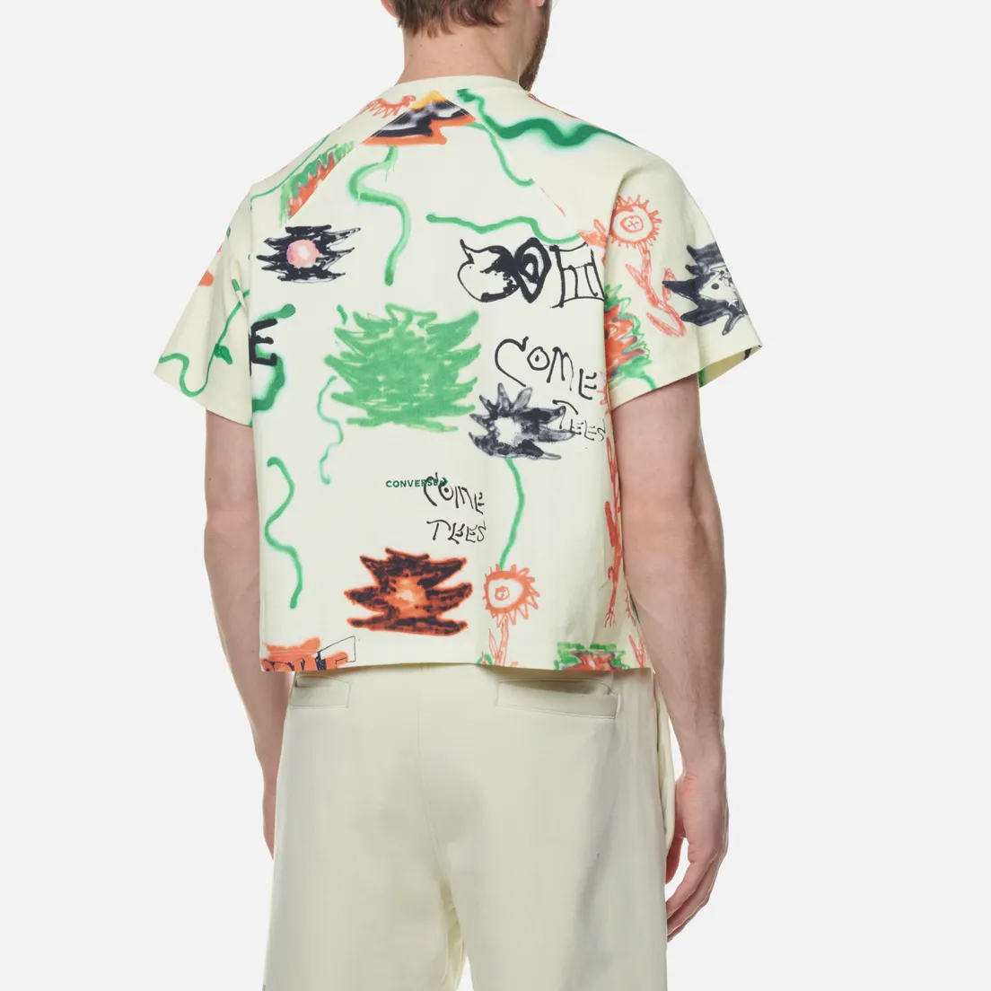 Converse Мужская футболка x Come Tees Floral Triangle