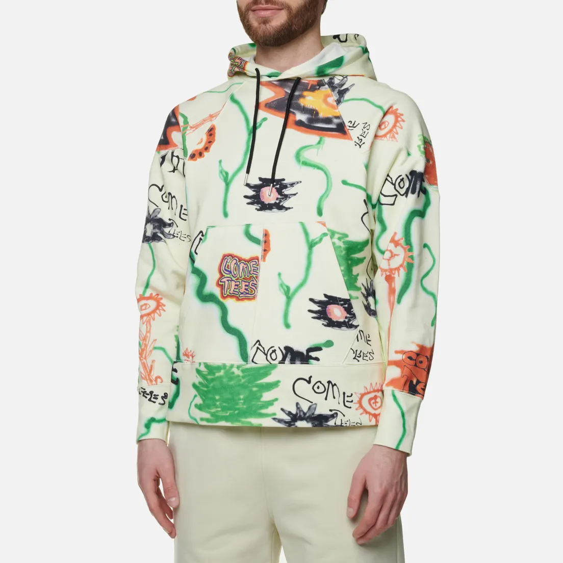 Converse Мужская толстовка x Come Tees Floral Triangle Hoodie