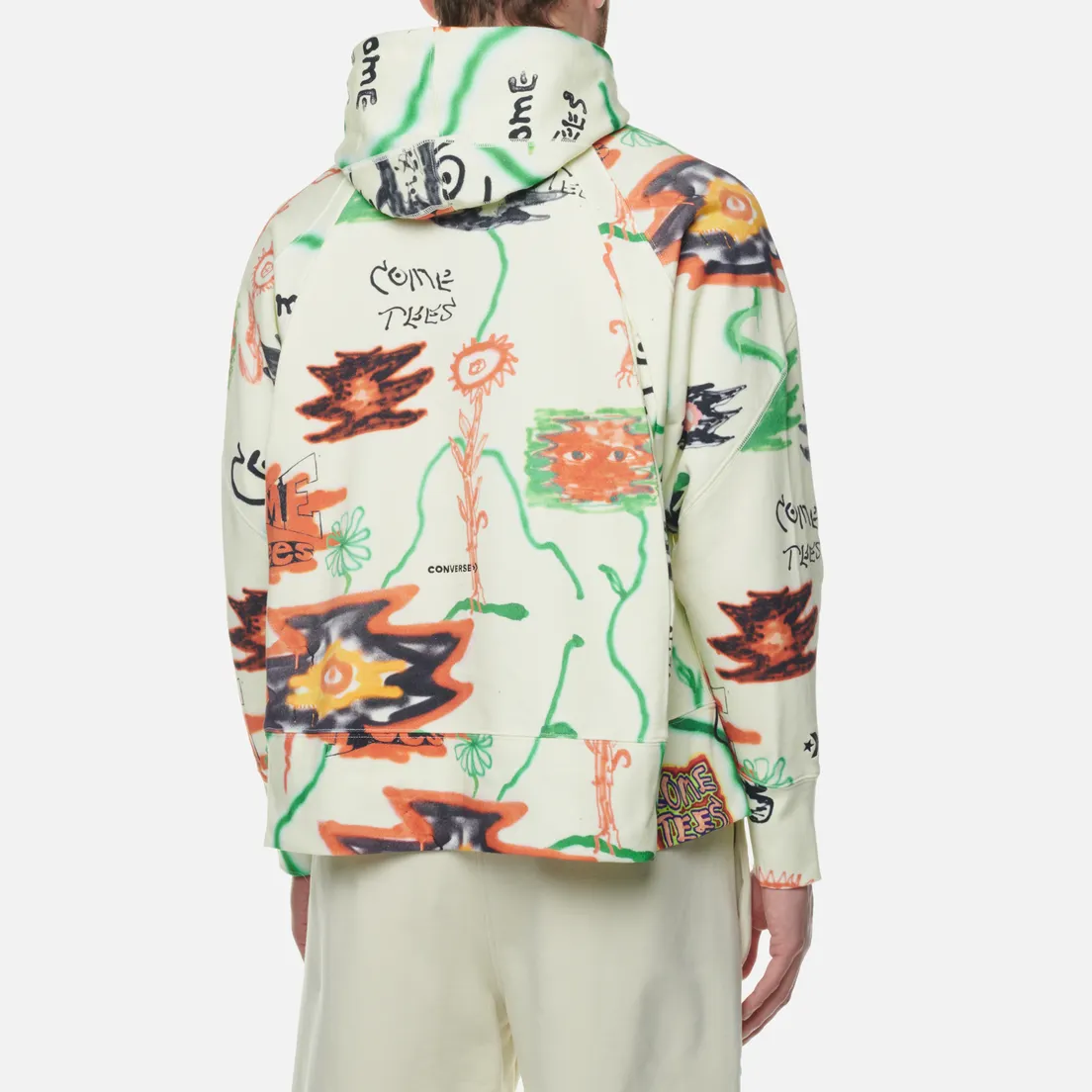 Converse Мужская толстовка x Come Tees Floral Triangle Hoodie