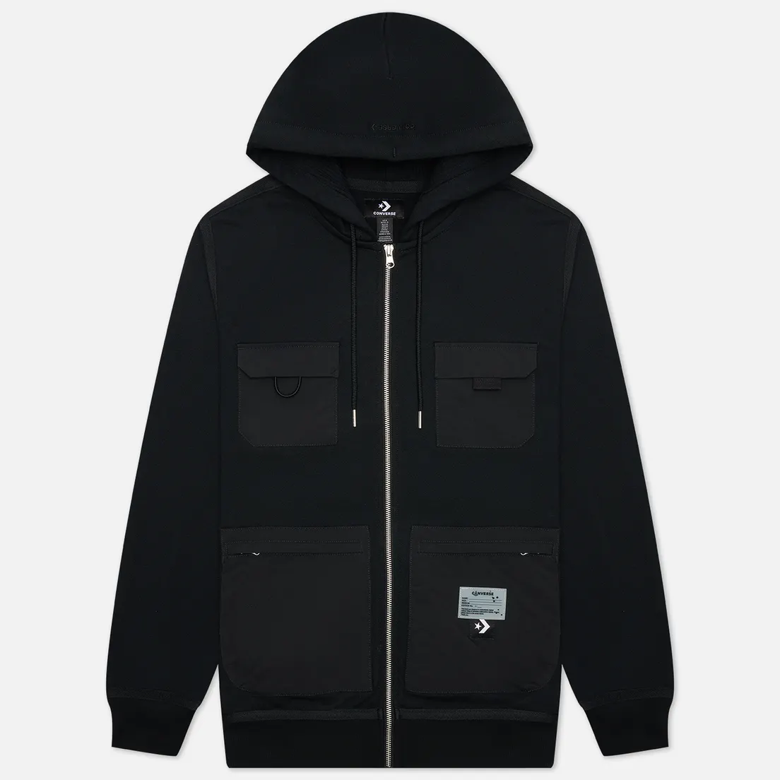 Converse Мужская толстовка x Joshua Vides Utility Fleece Full Zip Hoodie