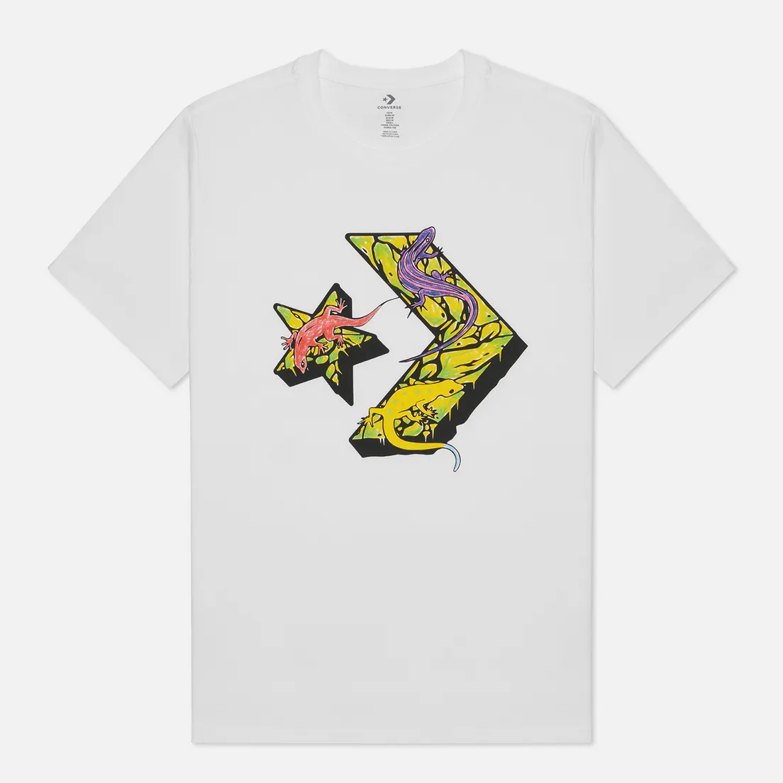 Converse Мужская футболка Exotic Lizards