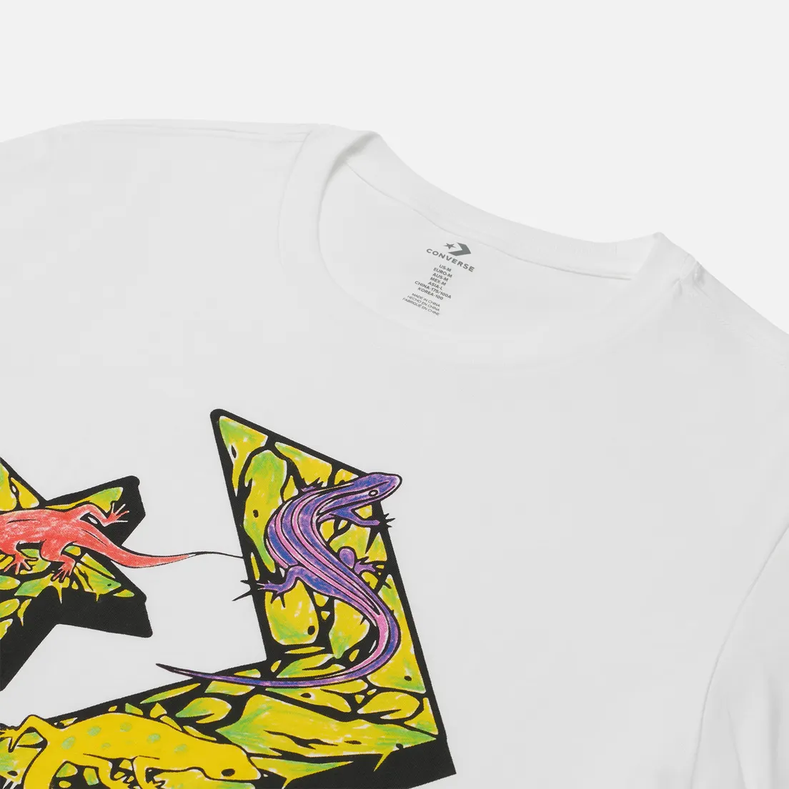Converse Мужская футболка Exotic Lizards