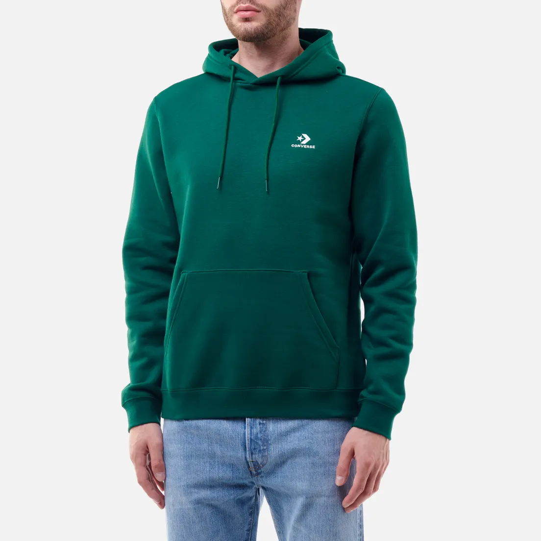 Converse Мужская толстовка Embroidered Star Chevron Hoodie