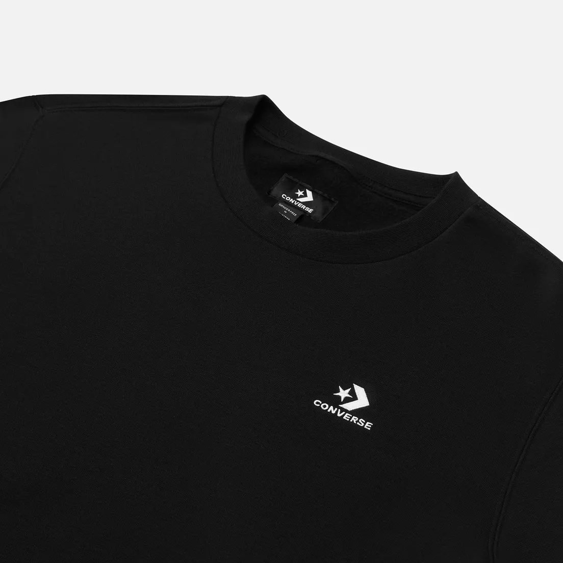 Converse Мужская толстовка Embroidered Star Chevron Crew Neck