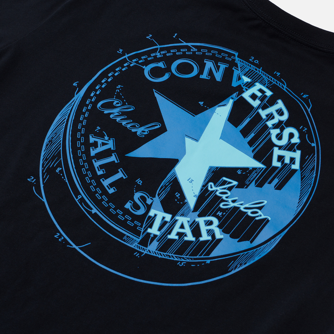 Converse Мужская футболка Chuck Patch Remix