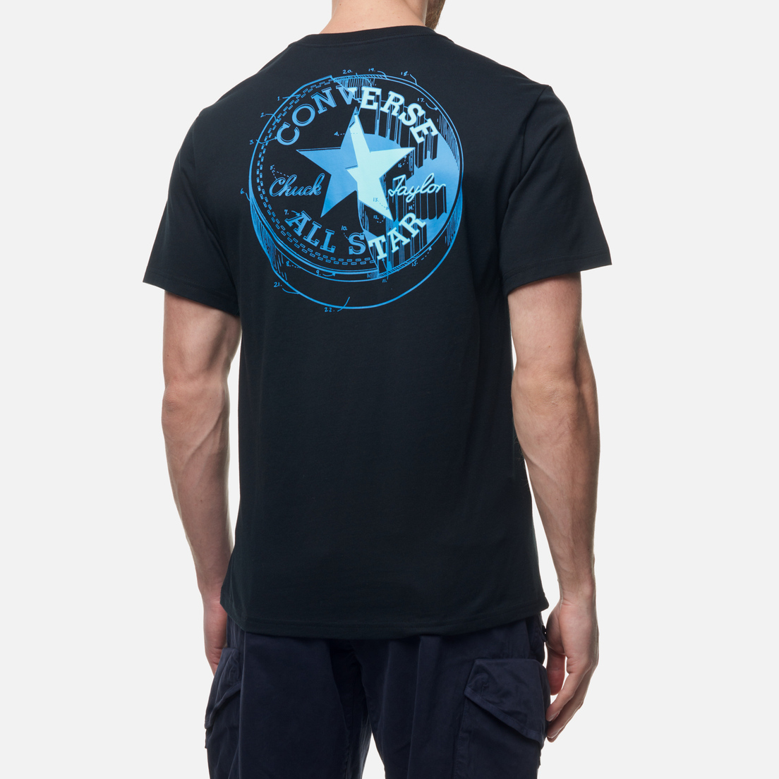 Converse Мужская футболка Chuck Patch Remix