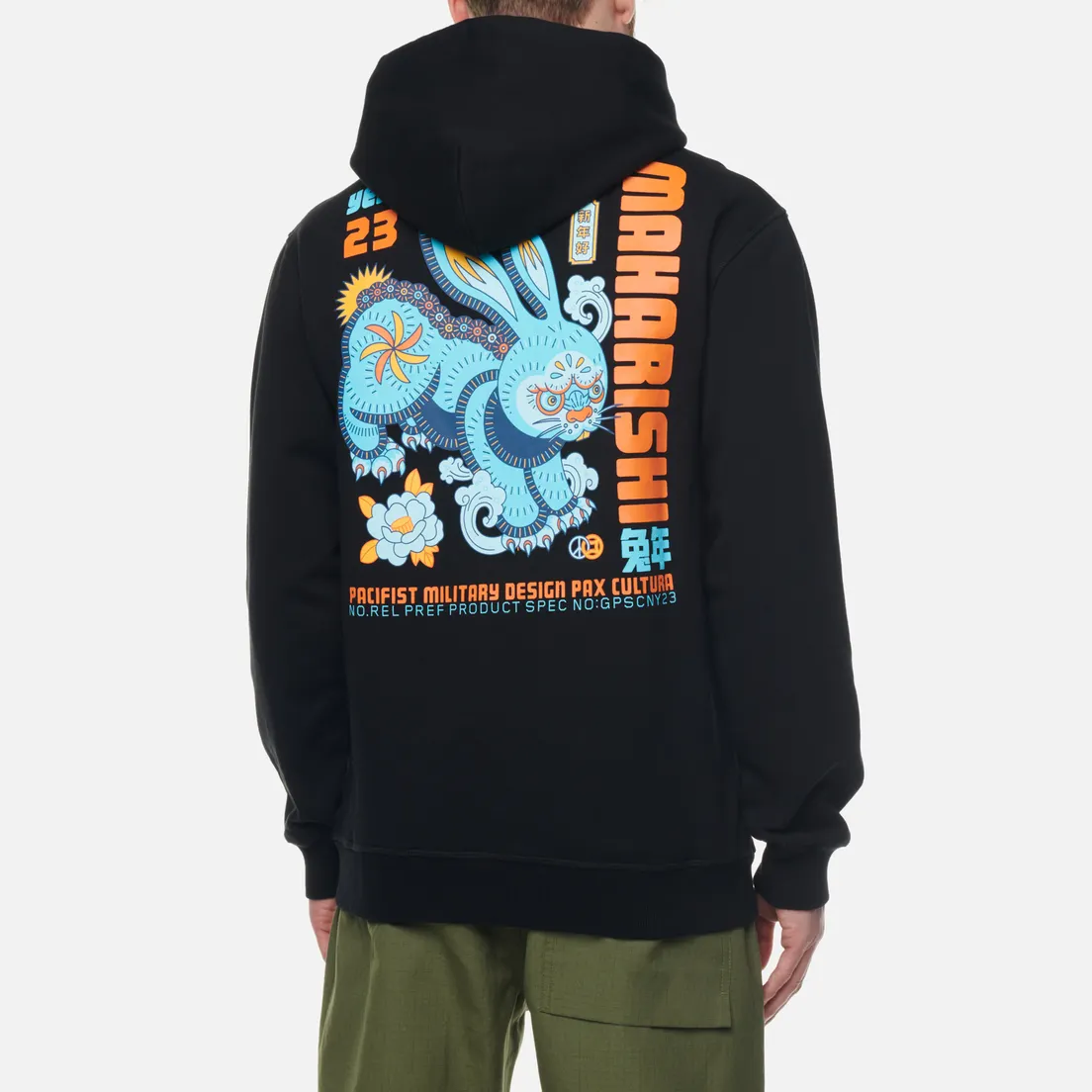 maharishi Мужская толстовка x Allister Lee Year Of The Rabbit Hoodie