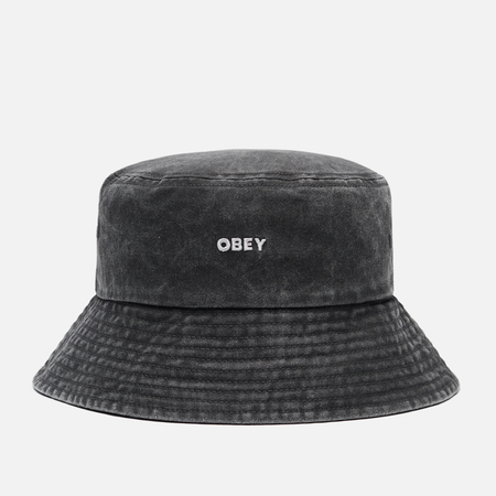 фото Панама obey bold pigment twill, цвет чёрный