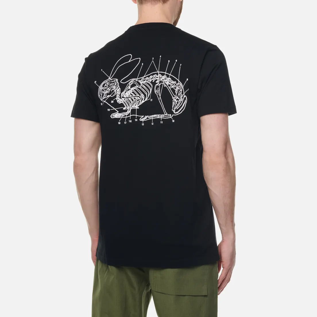 maharishi Мужская футболка x Allister Lee Rabbit Bones