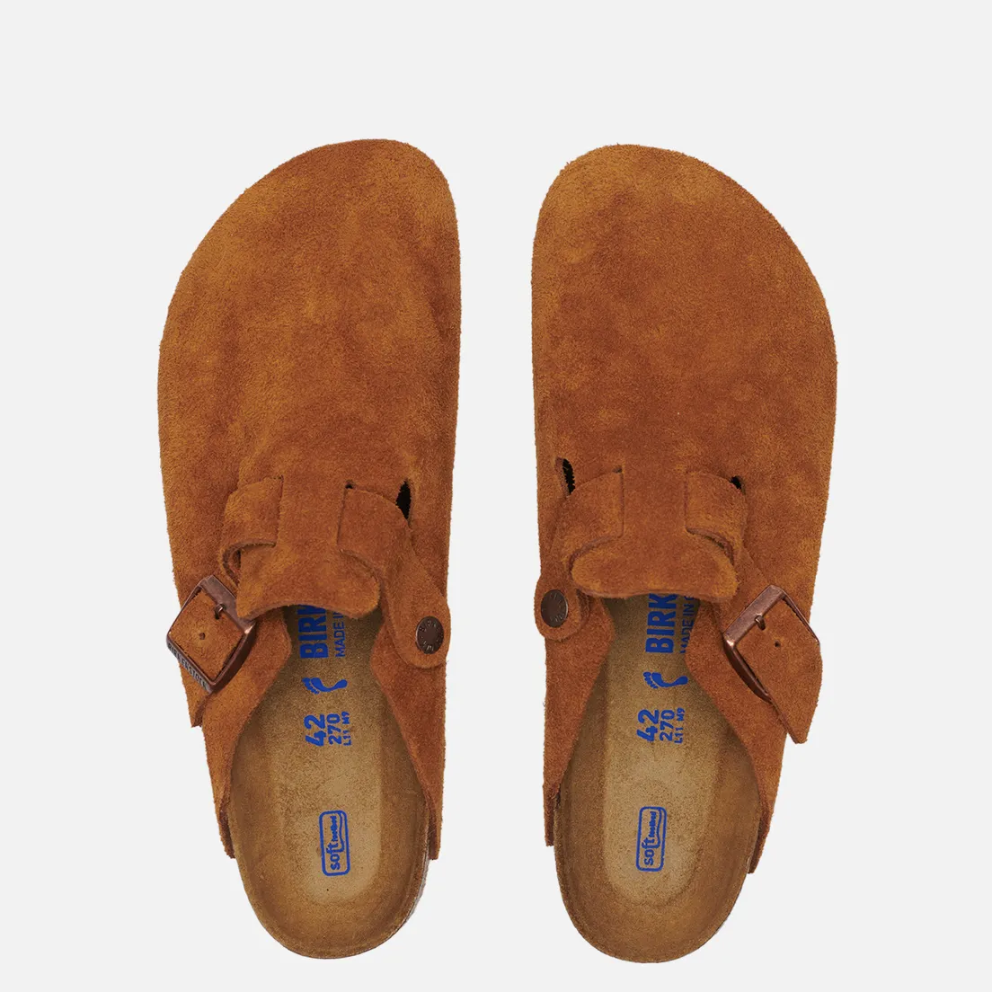 Birkenstock Сандалии Boston Soft Footbed Suede Leather