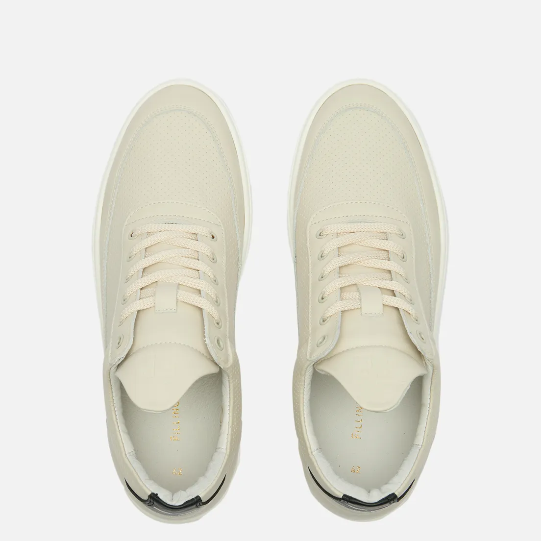 Filling Pieces Кроссовки Low Top Bianco Perforated