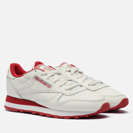 фото Кроссовки reebok classic leather, цвет белый, размер 36.5 eu