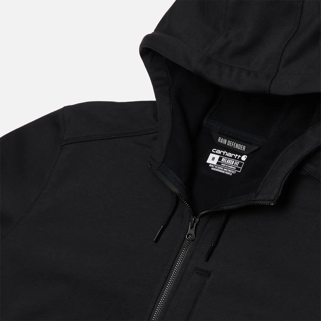 Carhartt Мужская толстовка Wind Fighter Relaxed Fit Midweight Full-Zip Hoodie