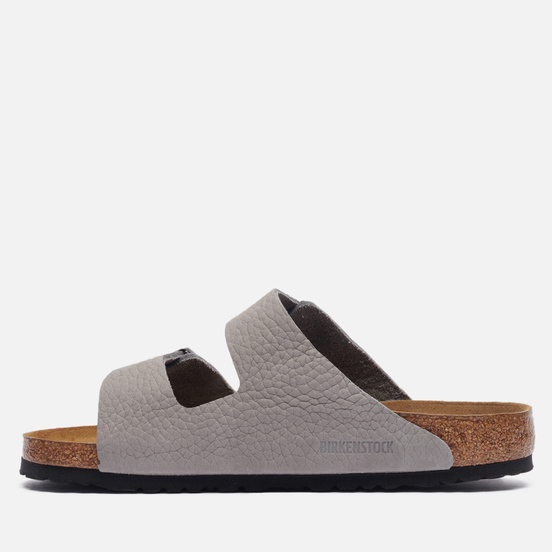 Мужские сандалии Birkenstock Arizona Nubuck Desert Buck Whale Gray