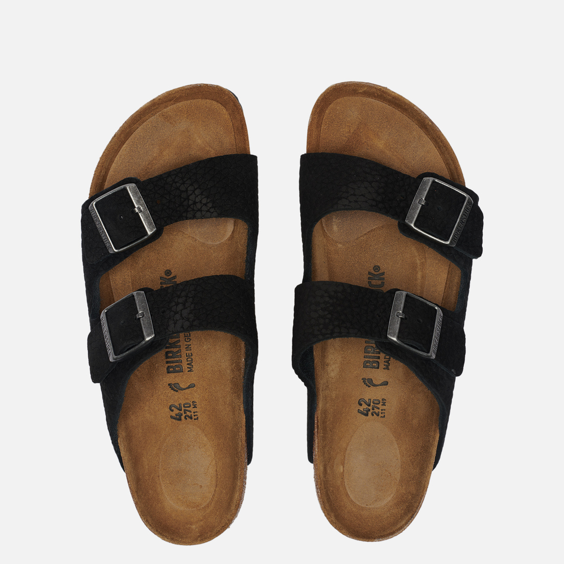 Мужские сандалии Birkenstock Arizona Nubuck Leather, 1020736