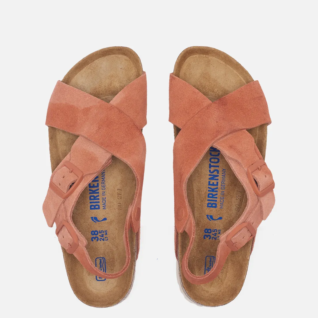 Birkenstock Женские сандалии Tulum Soft Footbed Suede Leather