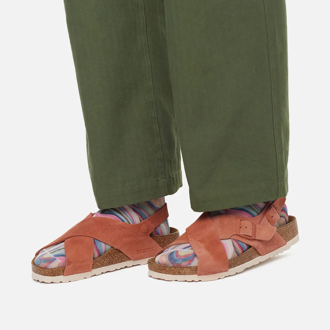 Birkenstock Женские сандалии Tulum Soft Footbed Suede Leather