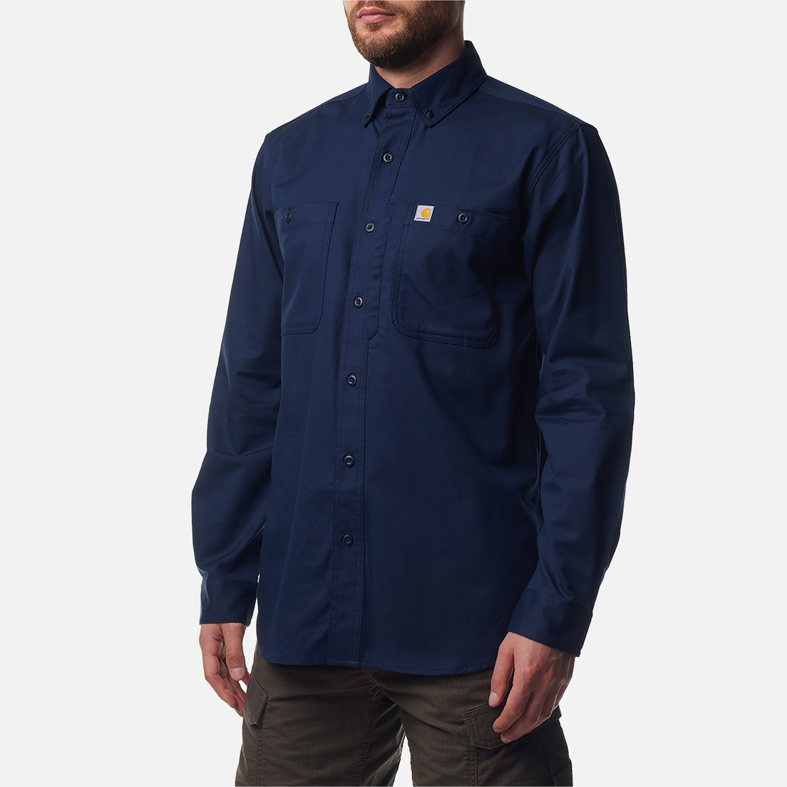 Carhartt Мужская рубашка Rugged Professional Series Relaxed Fit Canvas