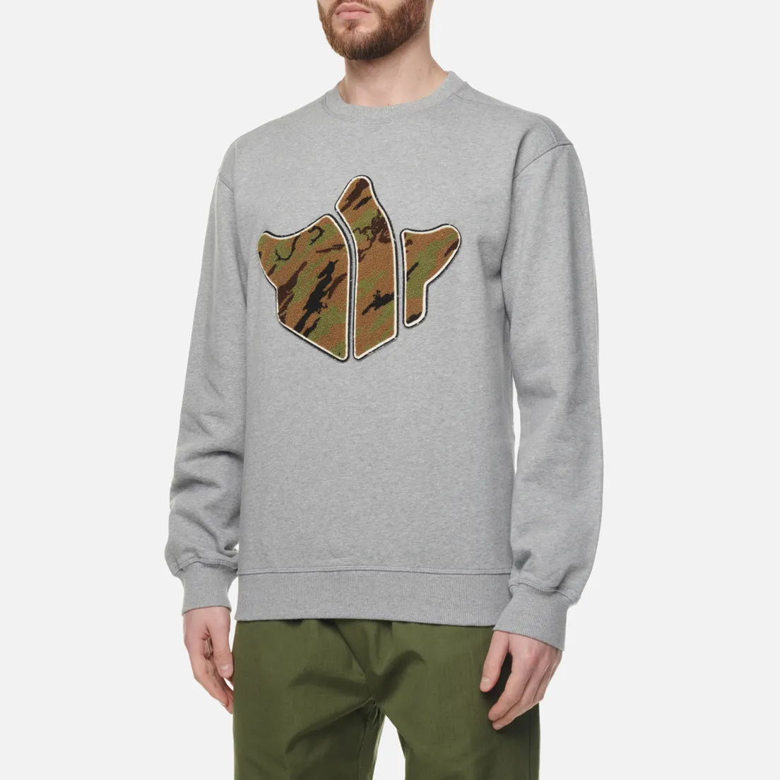 maharishi Мужская толстовка Maha Temple Crew Neck