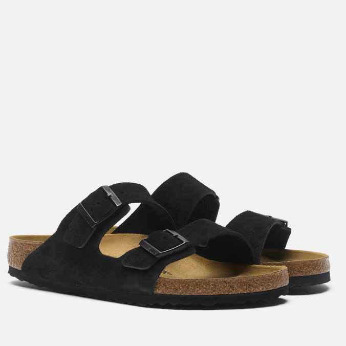 Сандалии Birkenstock Arizona Suede Leather Regular