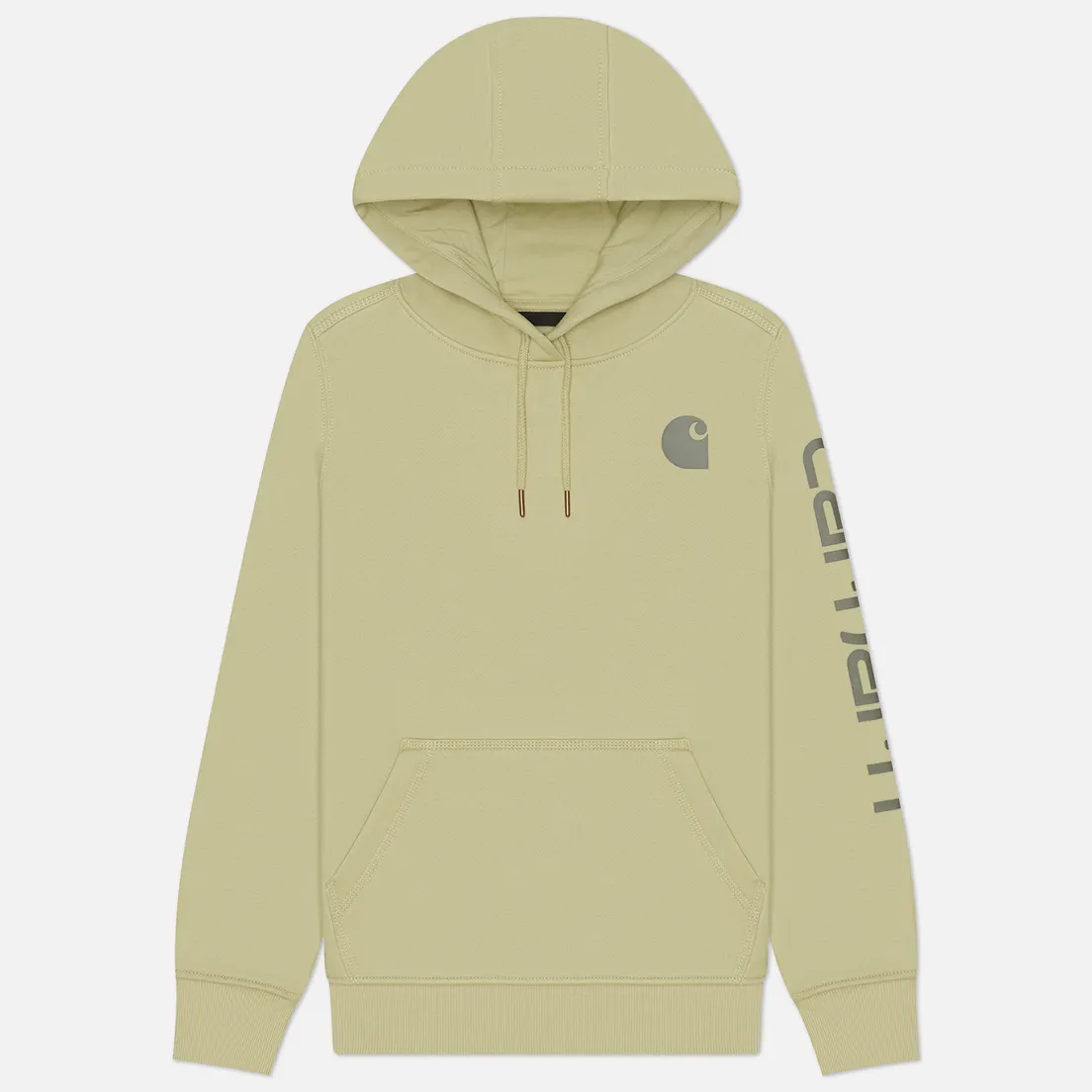 Carhartt Женская толстовка Relaxed Fit Midweight Logo Sleeve Graphic Hoodie
