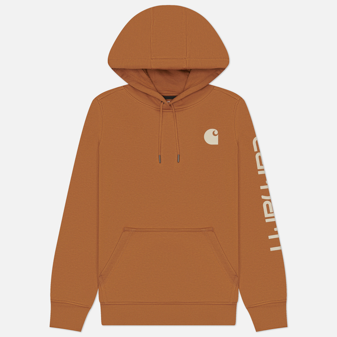 Женская толстовка Carhartt Relaxed Fit Midweight Logo Sleeve Graphic Hoodie