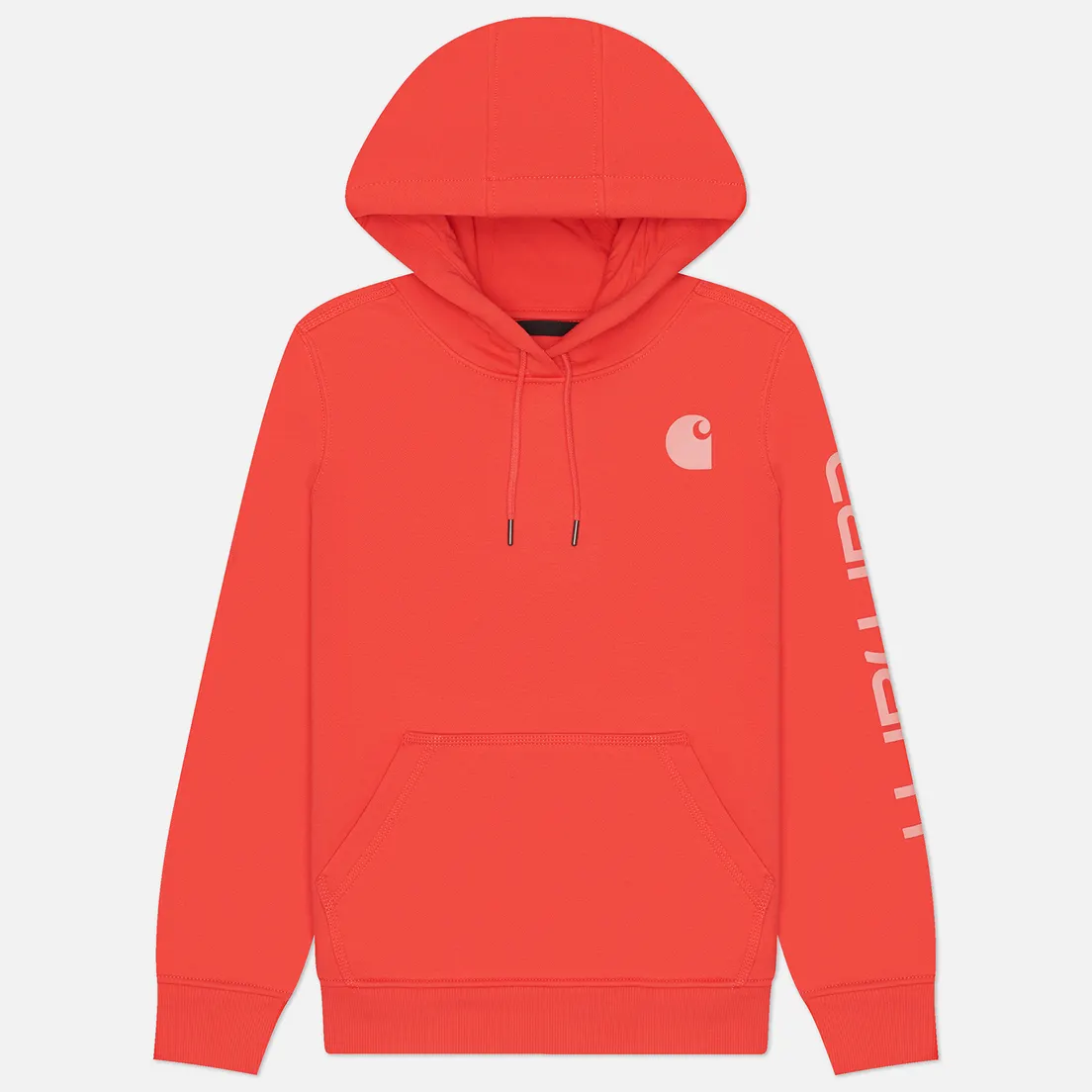 Carhartt Женская толстовка Relaxed Fit Midweight Logo Sleeve Graphic Hoodie