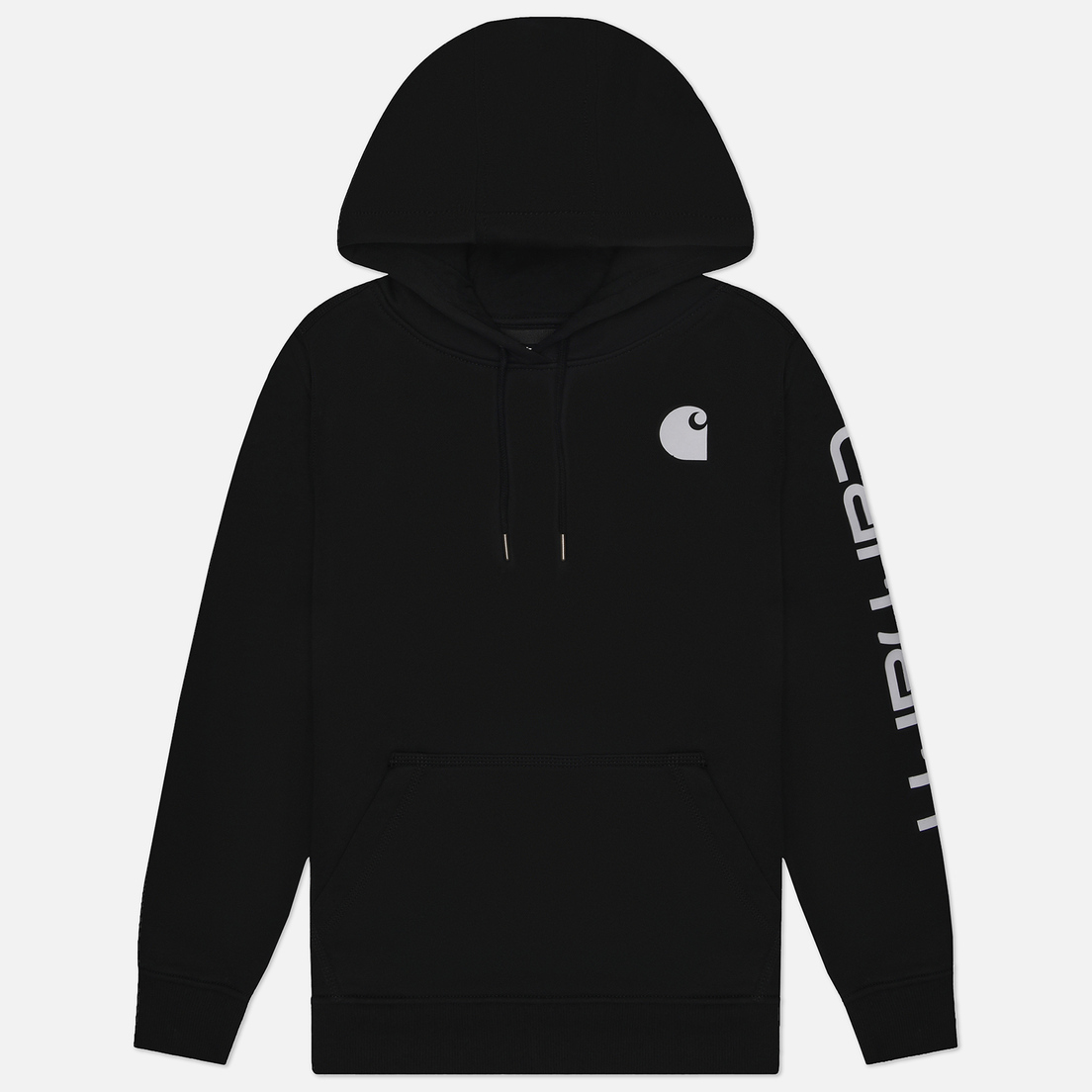 Carhartt Женская толстовка Relaxed Fit Midweight Logo Sleeve Graphic Hoodie