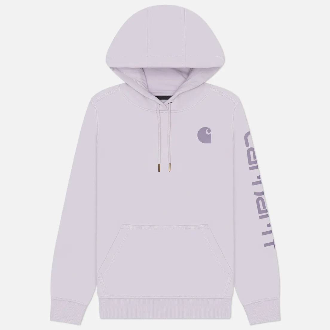 Carhartt Женская толстовка Relaxed Fit Midweight Logo Sleeve Graphic Hoodie