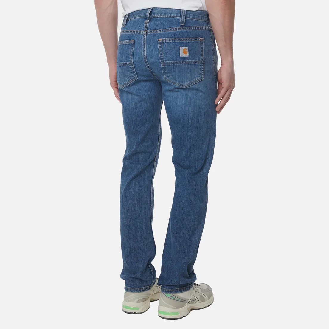 Carhartt Мужские джинсы Rugged Flex Slim Fit Tapered Leg