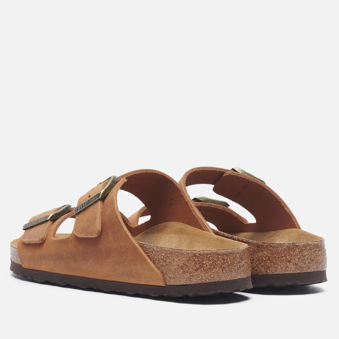 Birkenstock Сандалии Arizona Natural Leather Oiled