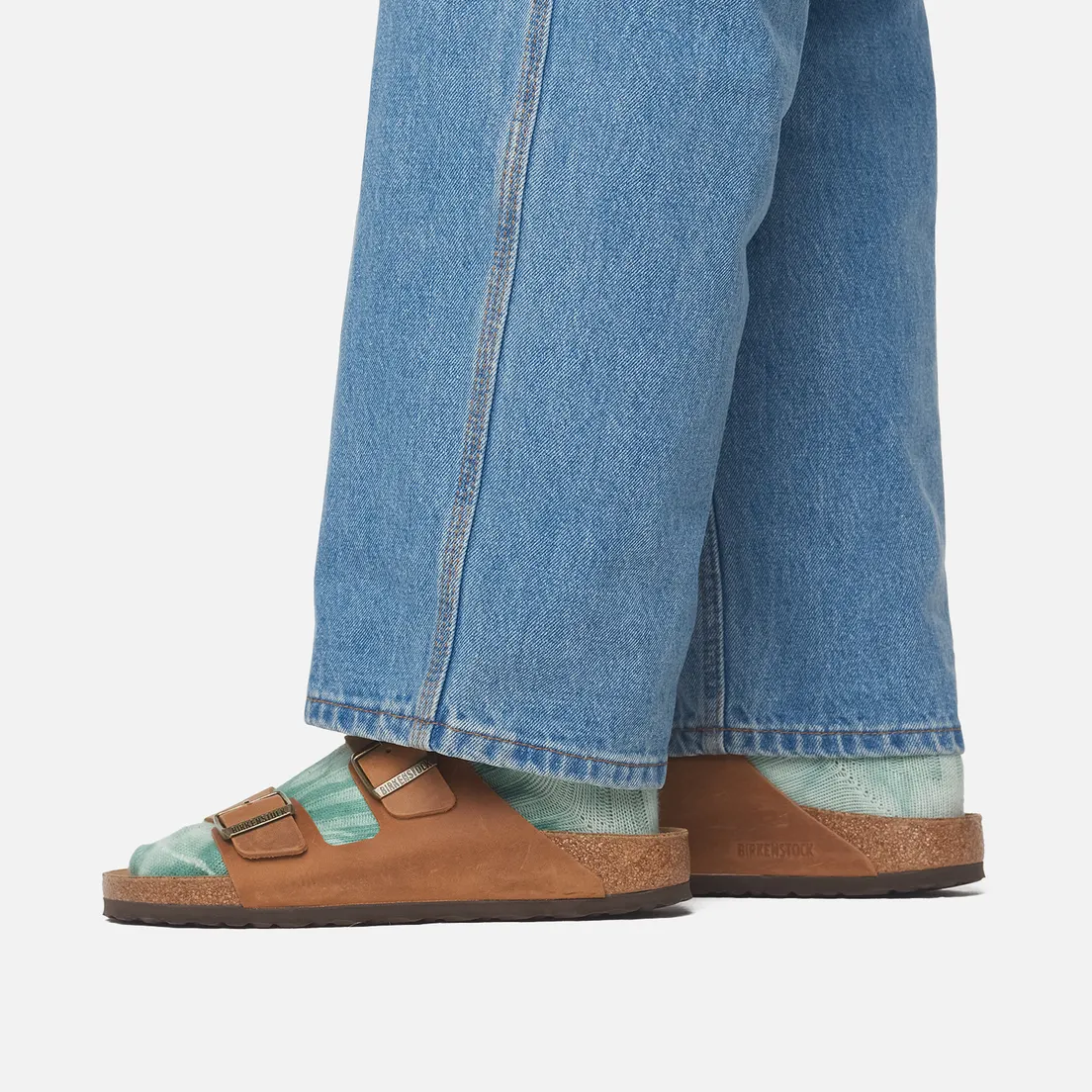 Birkenstock Сандалии Arizona Natural Leather Oiled
