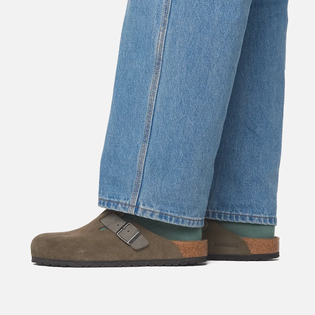 Birkenstock Мужские сандалии Boston BS Mixed Leather