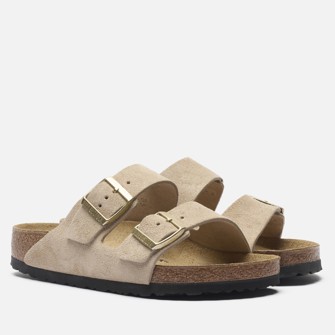 Женские сандалии Birkenstock Arizona Suede Leather Regular