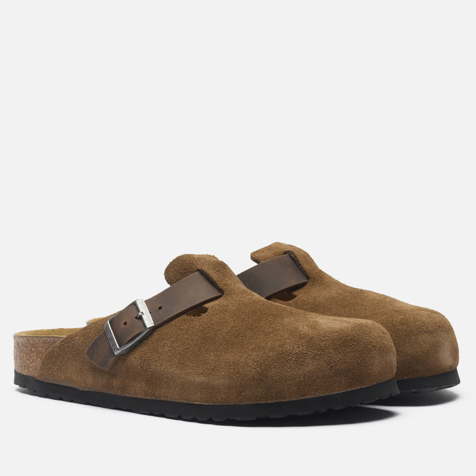 Мужские сандалии Birkenstock Boston Mixed Leather Regular