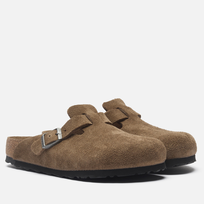 Женские сандалии Birkenstock Boston Soft Footbed Suede Leather Regular