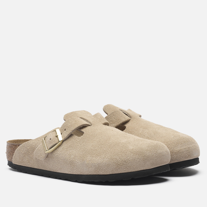 Женские сандалии Birkenstock Boston Suede Leather Regular