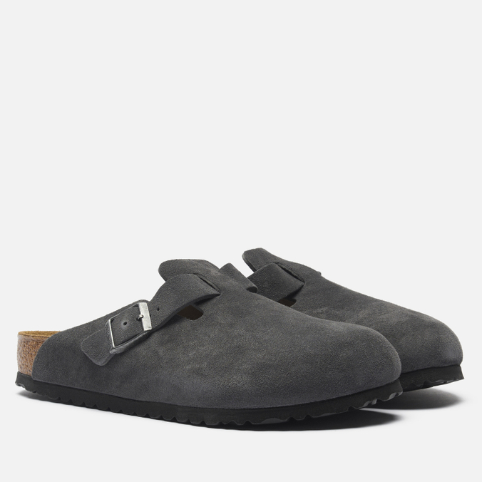 Сандалии Birkenstock Boston Suede Leather Regular