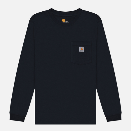 Женский лонгслив Carhartt Loose Fit Heavyweight Pocket, цвет синий, размер L