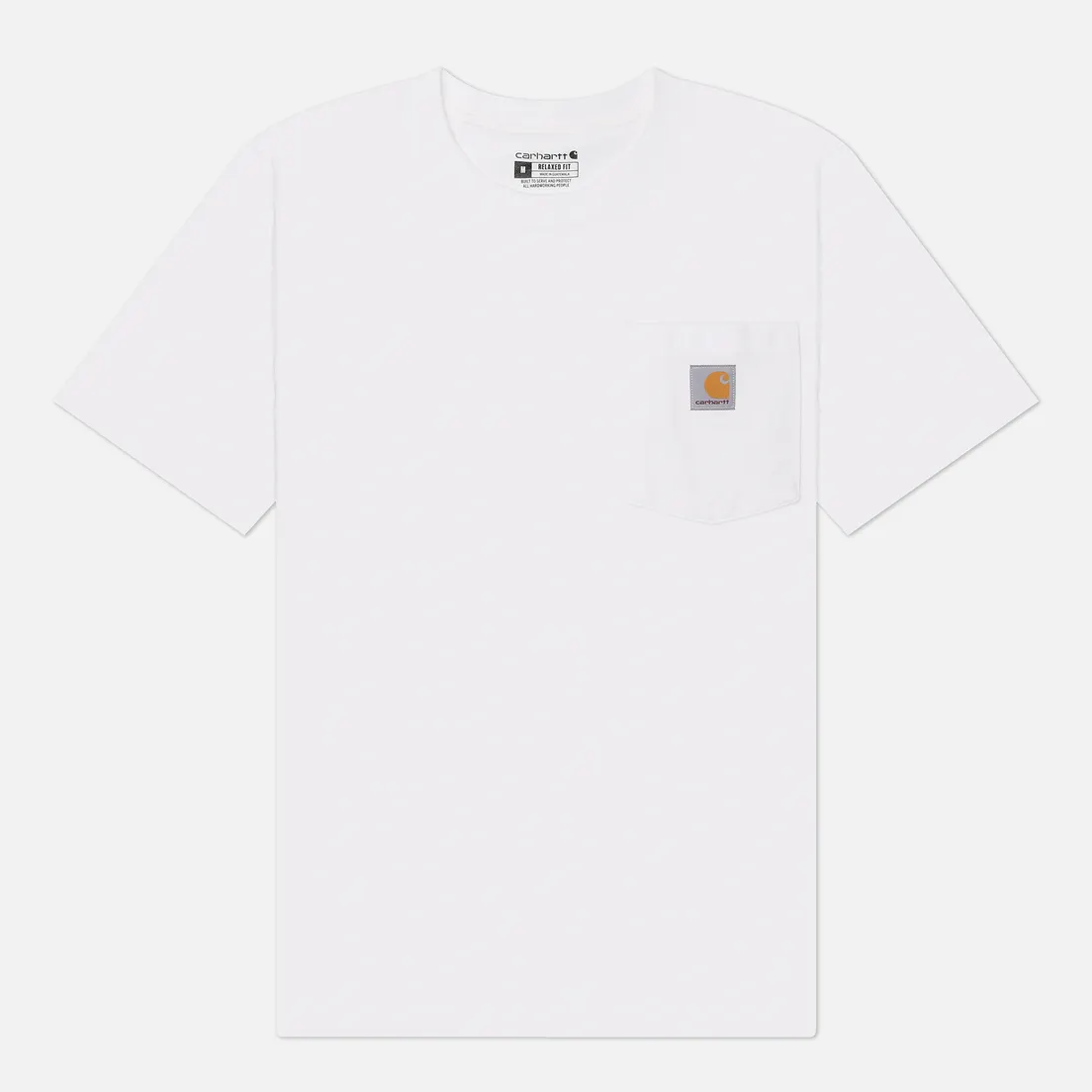 Carhartt Мужская футболка Relaxed Fit Heavyweight K87 Pocket