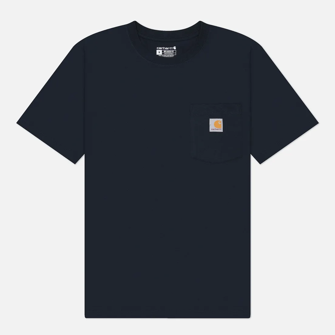 Carhartt Мужская футболка Relaxed Fit Heavyweight K87 Pocket