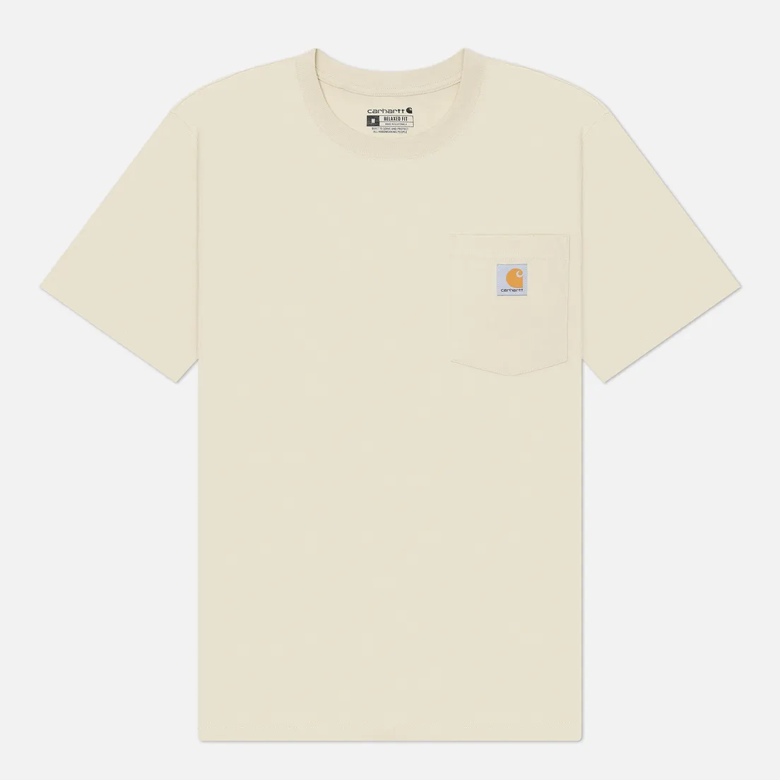 Carhartt Мужская футболка Relaxed Fit Heavyweight K87 Pocket