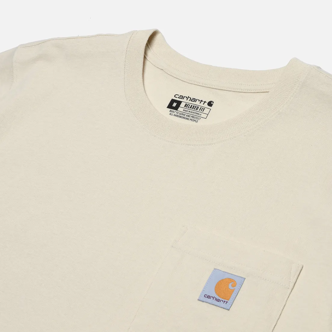 Carhartt Мужская футболка Relaxed Fit Heavyweight K87 Pocket