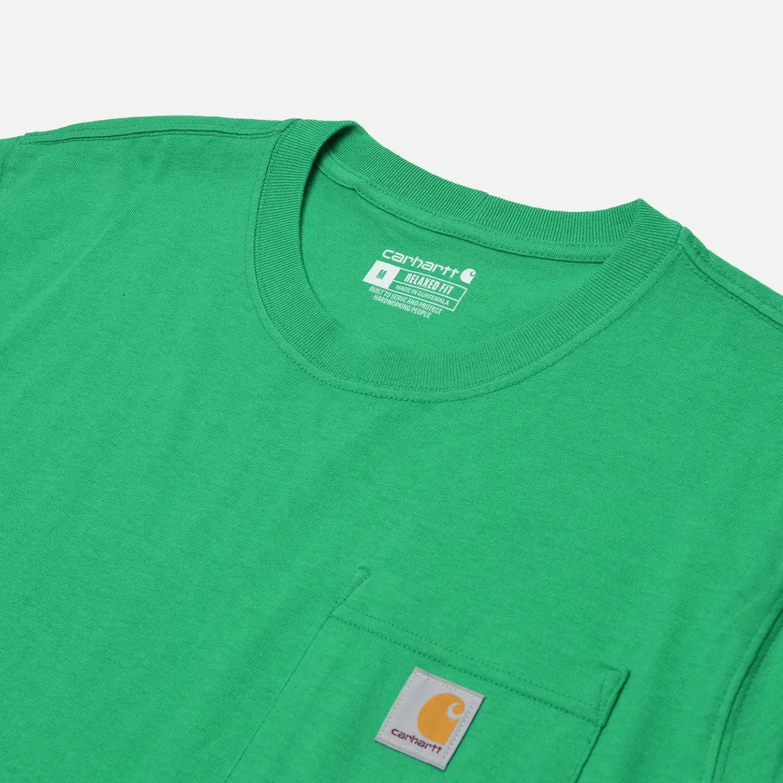 Carhartt Мужская футболка Relaxed Fit Heavyweight K87 Pocket