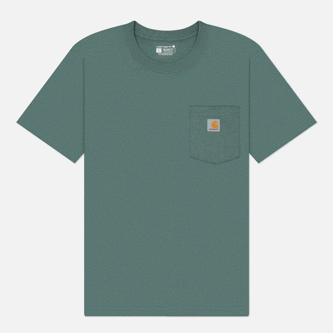 Carhartt Мужская футболка Relaxed Fit Heavyweight K87 Pocket