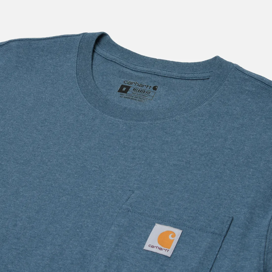 Carhartt Мужская футболка Relaxed Fit Heavyweight K87 Pocket