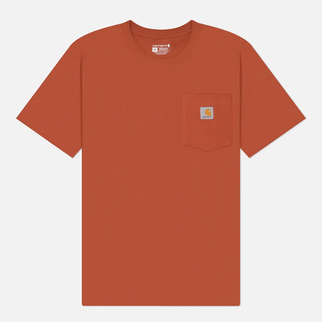 Carhartt Мужская футболка Relaxed Fit Heavyweight K87 Pocket