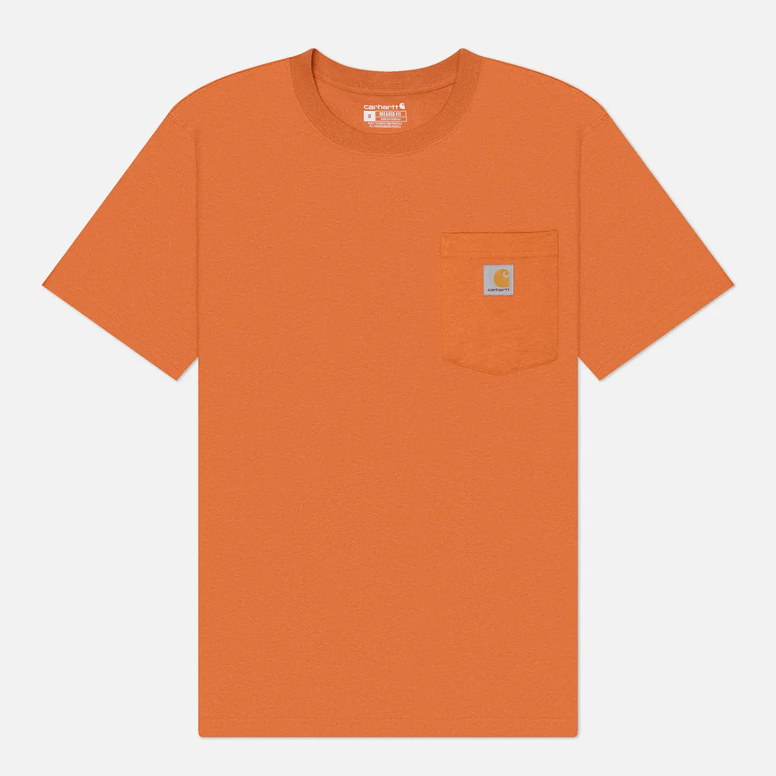 Carhartt Мужская футболка Relaxed Fit Heavyweight K87 Pocket