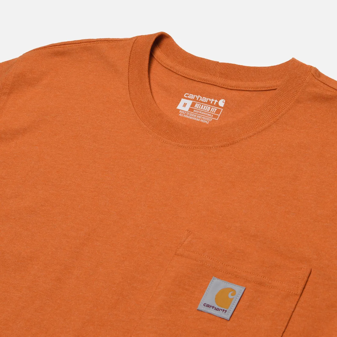 Carhartt Мужская футболка Relaxed Fit Heavyweight K87 Pocket